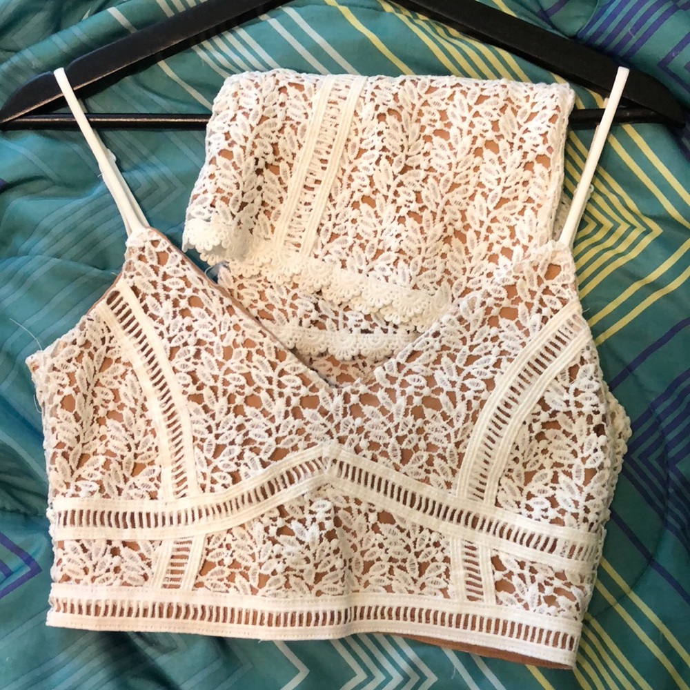 Kendall and Kylie crotchet two piece set